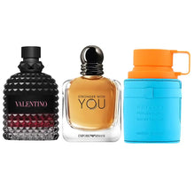 Cargar imagen en el visor de la galería, Kit 3 Perfumes Born In Roma, Mandarina Sky, Stronger With You