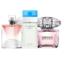 Cargar imagen en el visor de la galería, Kit 3 Perfumes La Vie Est Belle, Light Blue, Bright Crystal
