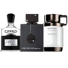 Cargar imagen en el visor de la galería, Kit 3 Perfumes Aventus, Club de Nuit, Odyssey Homme
