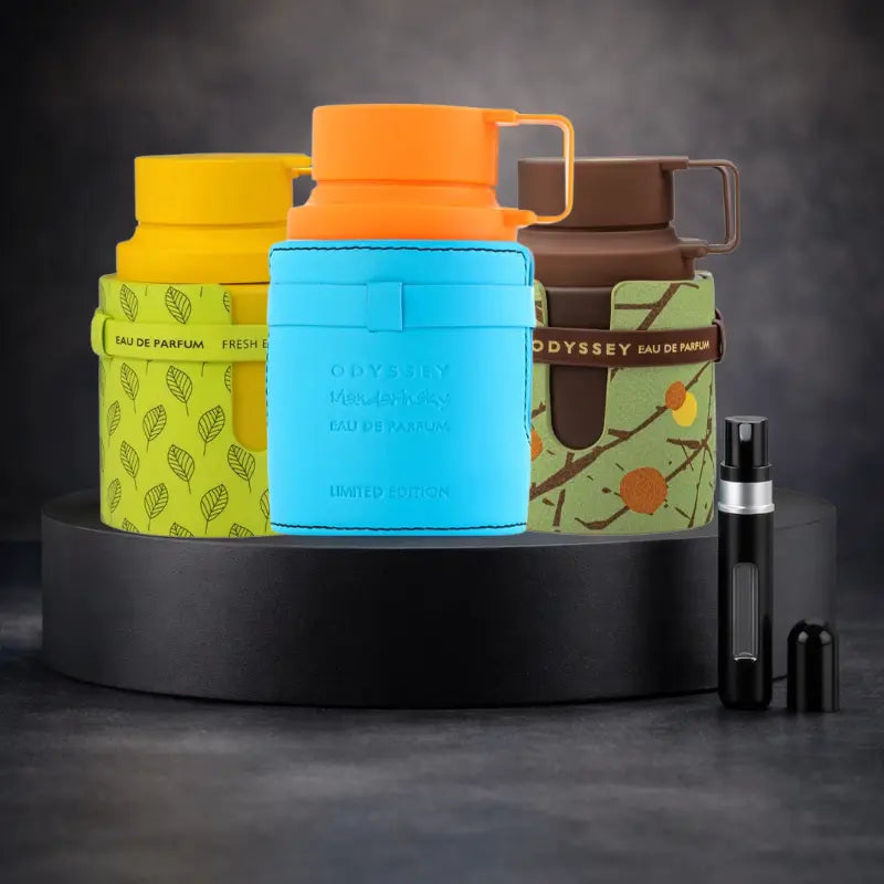 Kit 3 Perfumes Odyssey Mandarin, Limoni, Chocolat